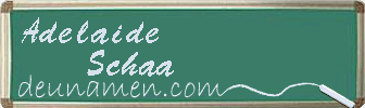 Adelaide Schaa Visitenkarte